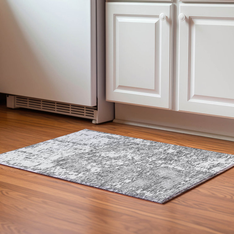 Premium Machine Washable Prisco Gray Rug