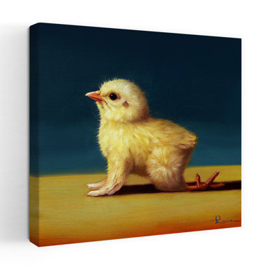 Yoga, poussin, vache, art urbain contemporain, oiseau