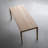 Burlywood Rectangular Solid Wood Dining Table-108647927