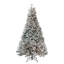 Arbre de Noël artificiel pin enneigé 12 pi avec lumières claires 12 pi-122738380