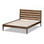 Lit double à lattes en bois massif Carreiro, l 56,1 po x L 80,12 po x H 41,34 po-648206925