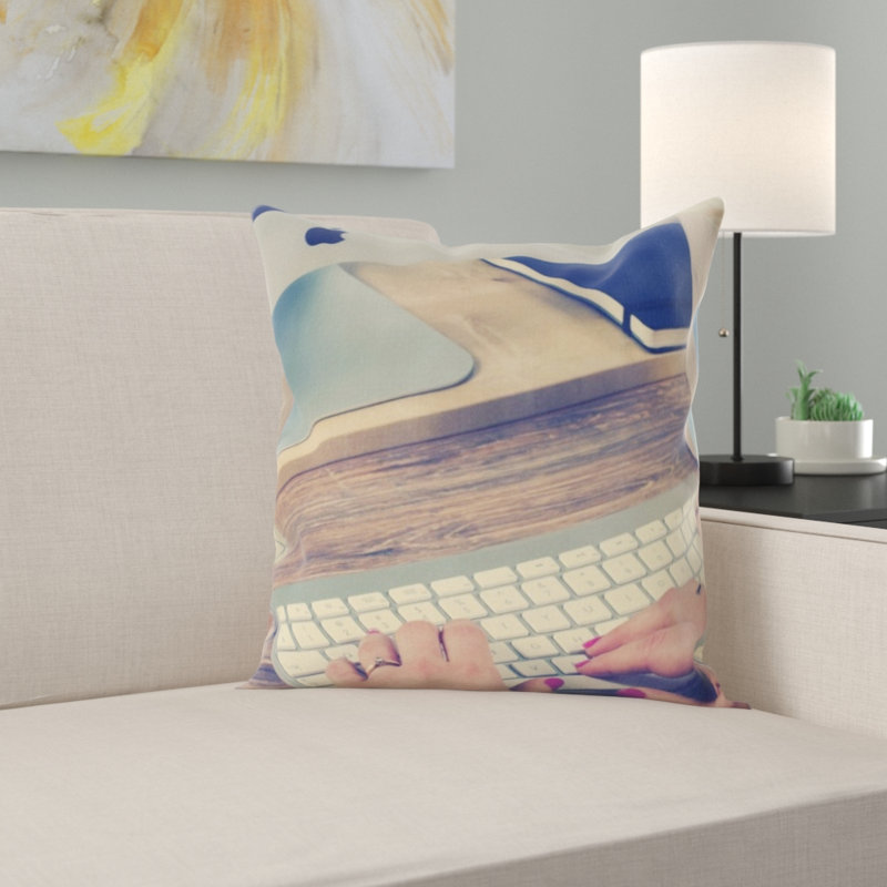 Coussin décoratif à clavier