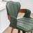 Mid-Century Modern Bar Stool, 360-Swivel Seat With PU Upholstery And Metal Foot Ring-351365299-351365297