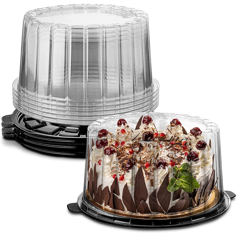 Prep & Savour Boîte à gâteaux en plastique avec couvercle