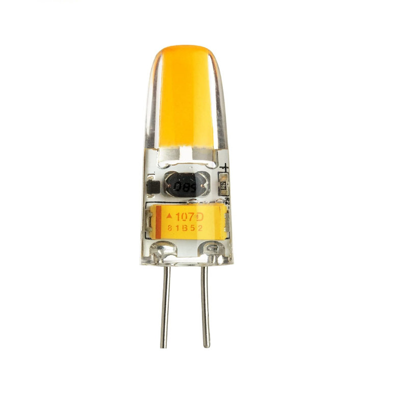 1,5 watts (25 watts équivalents), ampoule à DEL à intensité variable JC, blanc chaud G4 / base à deux broches