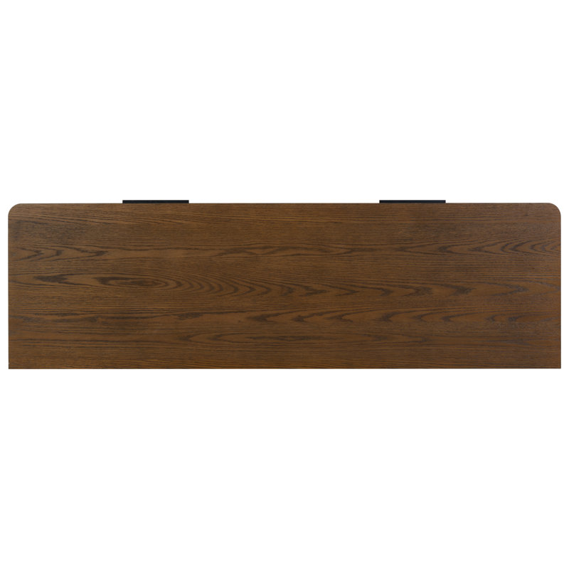 Gabrietta Media Console TV Stand, Medium Oak