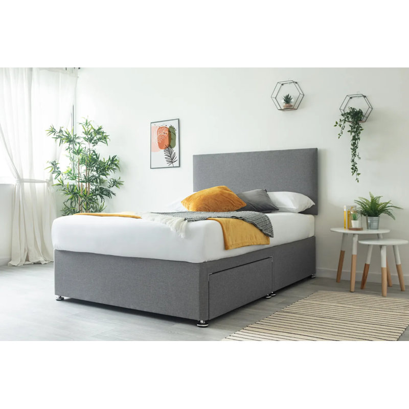 Burzynski Memory Foam Divan Bed Set, Double (4'6)