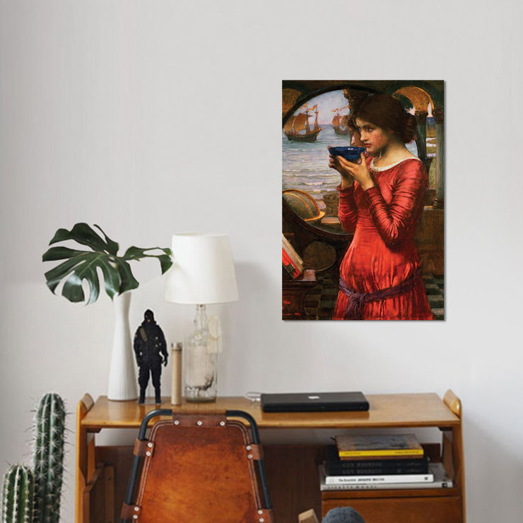 «Destiny, 1900» par John William Waterhouse - Estampe numérique sur toile tendue avec châssis, H 18 po x l 12 po x P 1,5 po