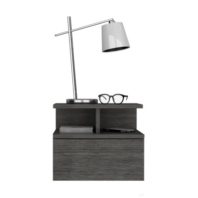 Nightstand Floating Flopini, Bedroom, Wall Assembly