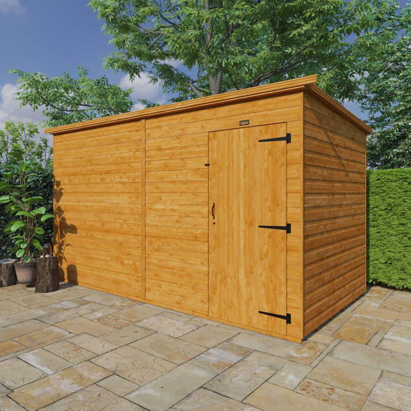 Tiger 12 ft. W x 6 ft. D Shiplap Pent Wooden Shed