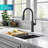 KRAUS Allyn Pull-Down Single Handle Kitchen Faucet-70339145