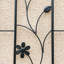Ensemble de 2 treillis de jardin en métal 86,7 "x 19,7" antirouille pour plantes grimpantes