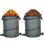 Poubelle de camping, poubelle escamotable / corbeille de recyclage, sacs de déchets de jardin réutilisables / sacs de jardin / sacs à feuilles, poubelle de voiture, poubelle de recyclage de camping pliable, paquet de 2
