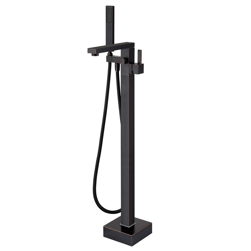 Single Handle Floor Mounted Tub Faucet, 91 cm H x 61 cm W