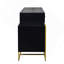 Ensemble de coiffeuse avec miroir, commode avec table de chevet et 4 tiroirs-296108322