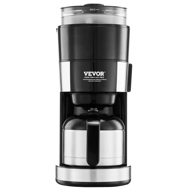 Machine à café filtre 8 tasses avec contrôle de la force d'infusion
