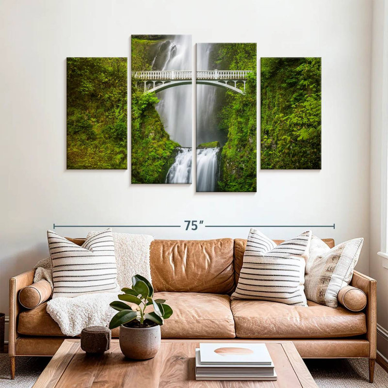 Pont Alvord Multnomah Falls, H 42 po x l 68 po