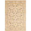 Tapis en laine beige/gris 6 pi 2 po x 9 pi à main one-of-kind-noué la 2010 Buzbee