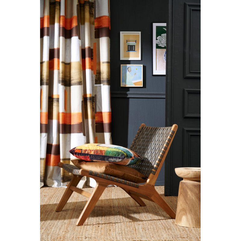 Abstract Square Cushion Cover, 49 x 49cm, Orange