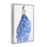 Chic et chic bleu flottant, estampe numérique, design par Texturetones