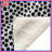 Black White Dotted Pattern Blankets-124116160