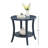 Perth Round Wood End Table with Open Storage Shelf-2083877673
