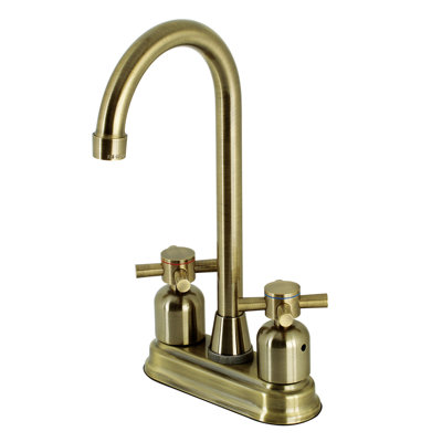 Kingston Brass Concord Two-Handle 2-Hole Deck Mount Bar Faucet