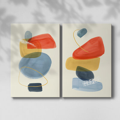 Bright Color Bundle I-Premium Gallery Wrapped Canvas -Ready to Hang