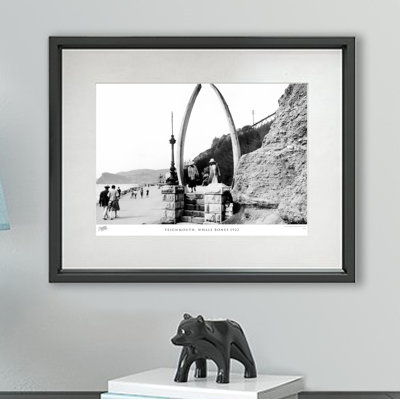 Teignmouth, Whale Bones 1922 by Francis Frith - Single Picture Frame Print