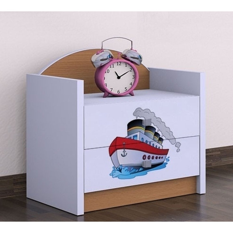 Jadyn 2 Drawer Nightstand, Natural