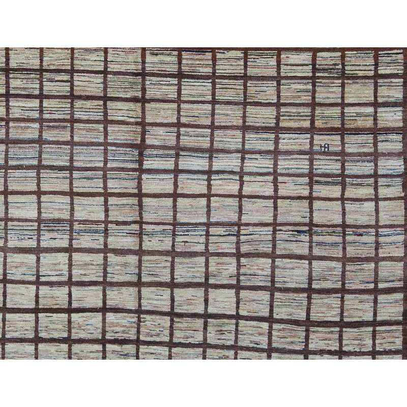 Hand-Knotted High-Quality Brown Area Rug