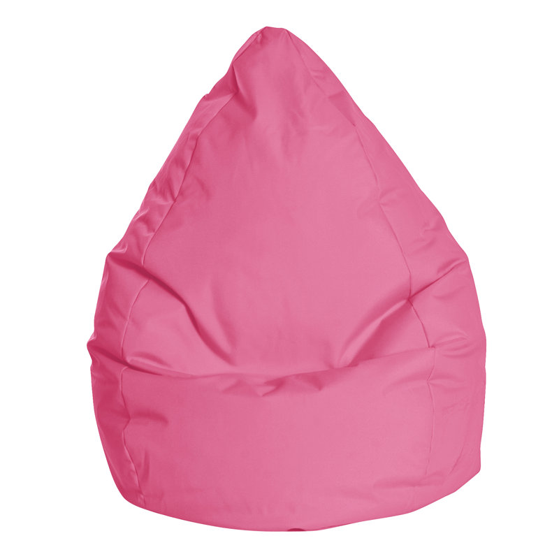 Fauteuil poire et méridienne standards Brava, Rose 100 % polyester