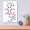 «Serotonin Molecule» par Epic Portfolio, art mural en verre acrylique