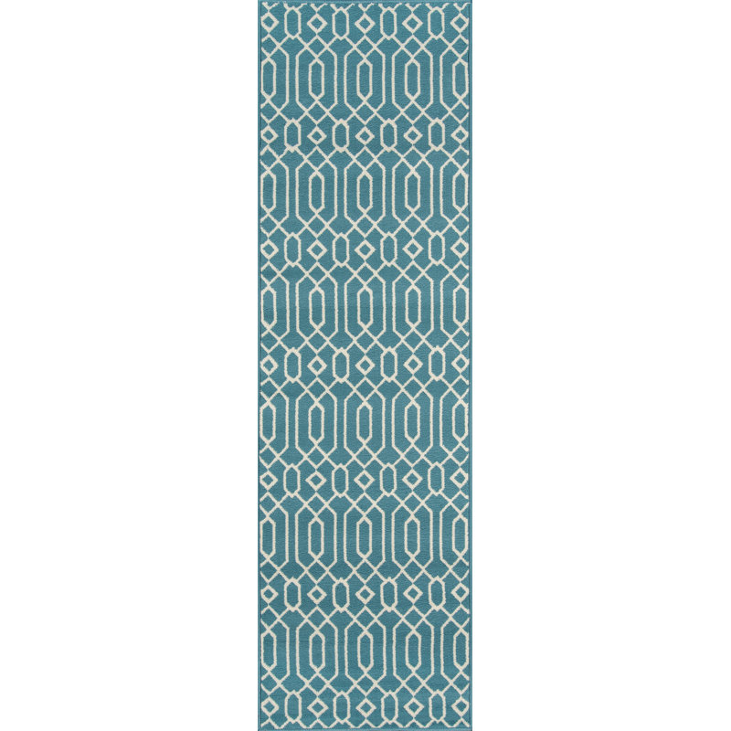 Gul Geometric Indoor / Outdoor Rug, Runner 2'3" x 7'6"