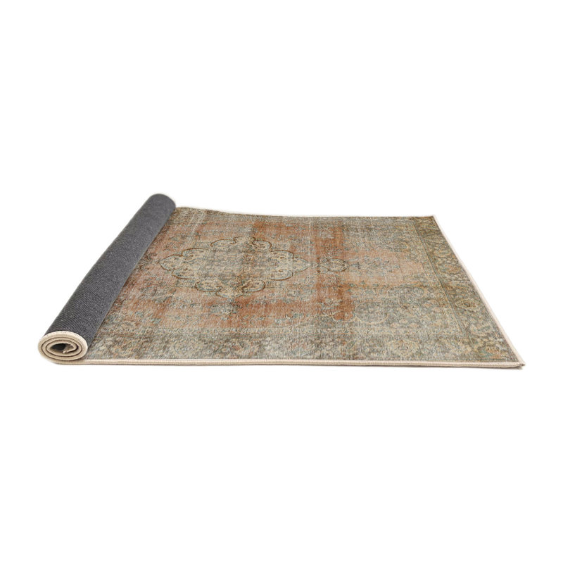 Tapis oriental rose clair / gris Holtby, Rond 5 pi
