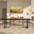 Jazib Oval with Steel Base Dining Table-2701853