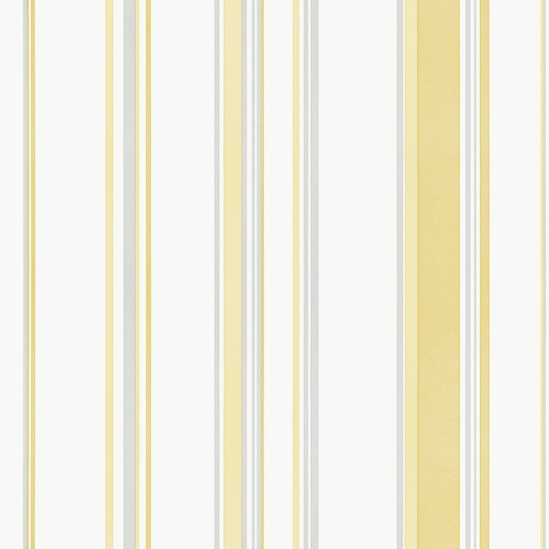 Rouleau de papier peint Smart Stripe, Jaune