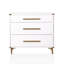 Anysha Solid Wood 91.44cm W 3 - Drawer Chest of Drawers