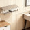 Double porte-papier hygiénique avec tablette, distributeur de papier hygiénique mural en acier inoxydable pour la maison, le camping-car et l'utilisation commerciale, finition nickel brossé