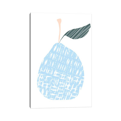 Cut Paper Fruit IV 1 Piece Wrapped Canvas Wall Art