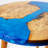 Abagayle 20" Resin Walnut Round Epoxy Side Table-223791466