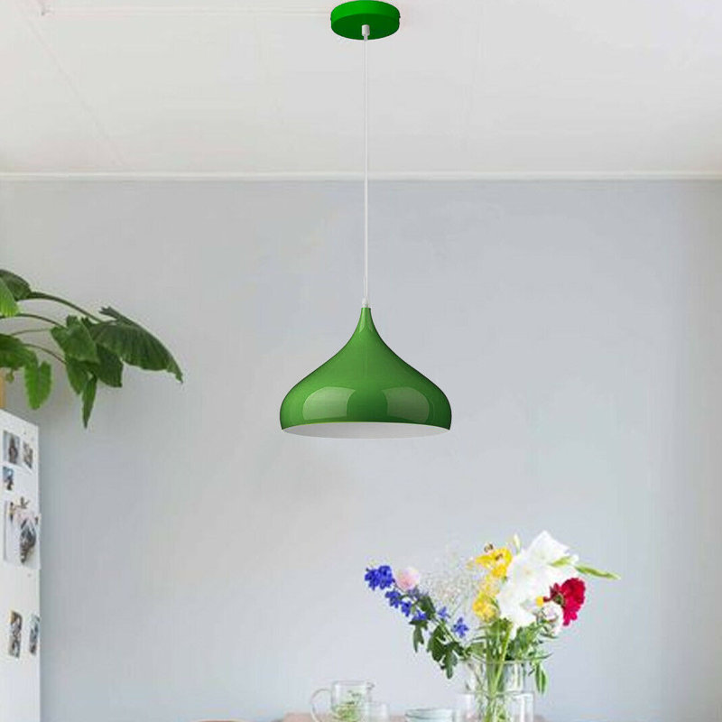 Ainsworth 1 - Light Single Pendant, Green