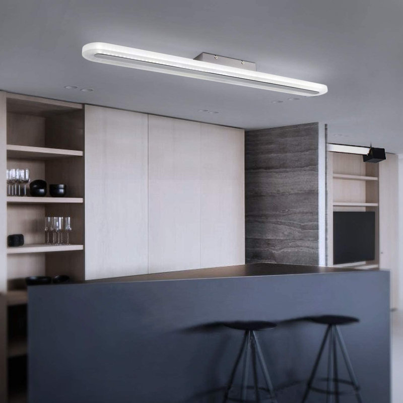 Oloughlin 1 -Light 87cm LED Flush Mount