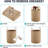 58L Jute Laundry Hamper with Handles