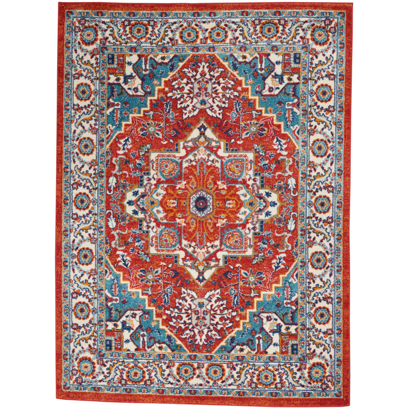 Oriental Area Rug, Rectangle 114 x 175cm