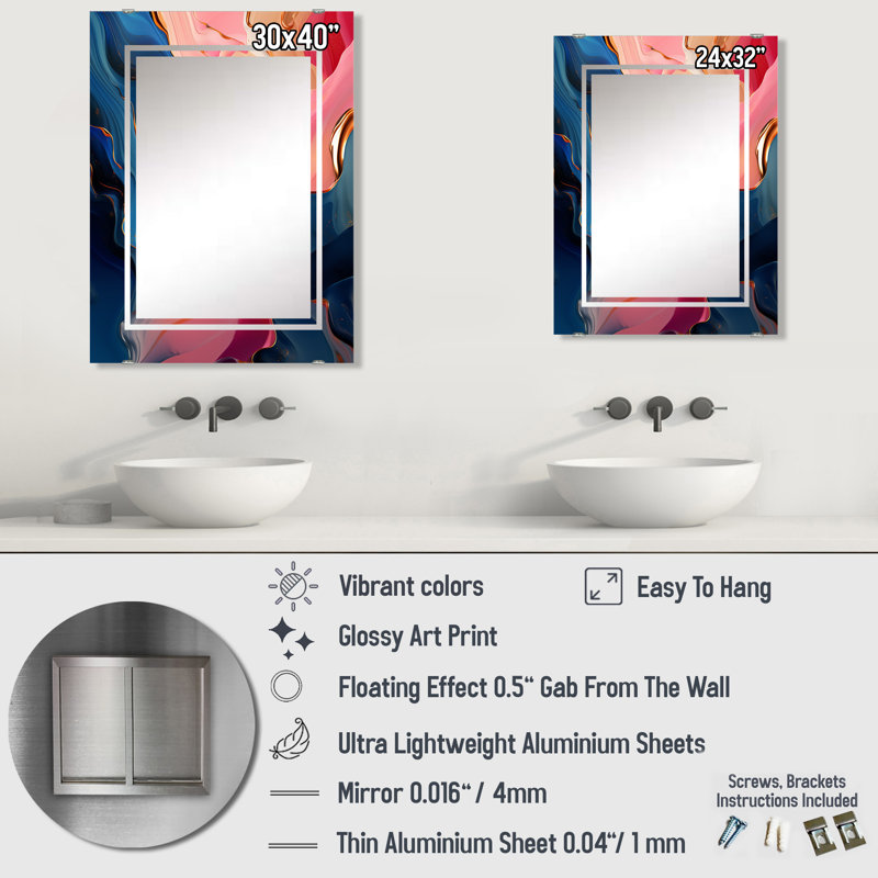 Miroir Ferrier, 32 po x 24 po