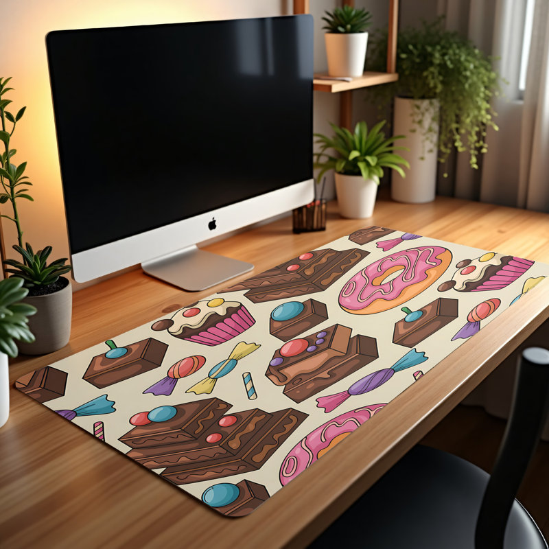 Polyester Desk Pad, 31.5x15.5
