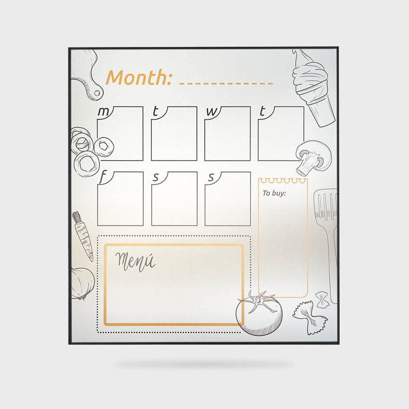 Magnetic Metal Dry Erase Board
