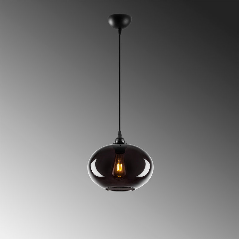 Luminaire suspendu sphérique 1 lumière Shambaugh