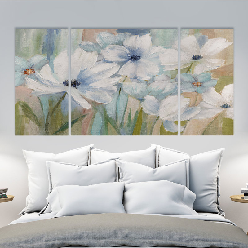 Printemps - impression multi-pièces sur toile, H 40 po x l 80 po x P 1,5 po